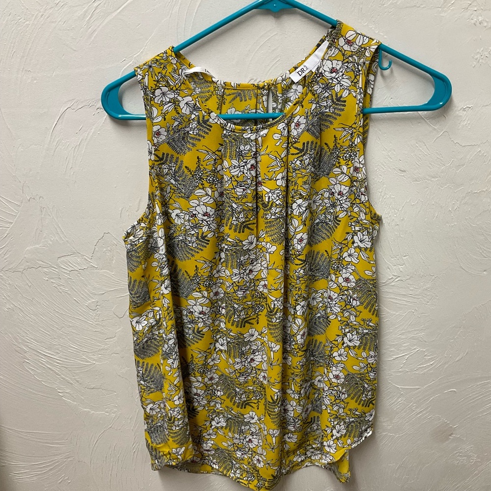 DR2 Floral Sleeveless Blouse